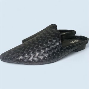 MIA Women's Johona Black Woven Mules